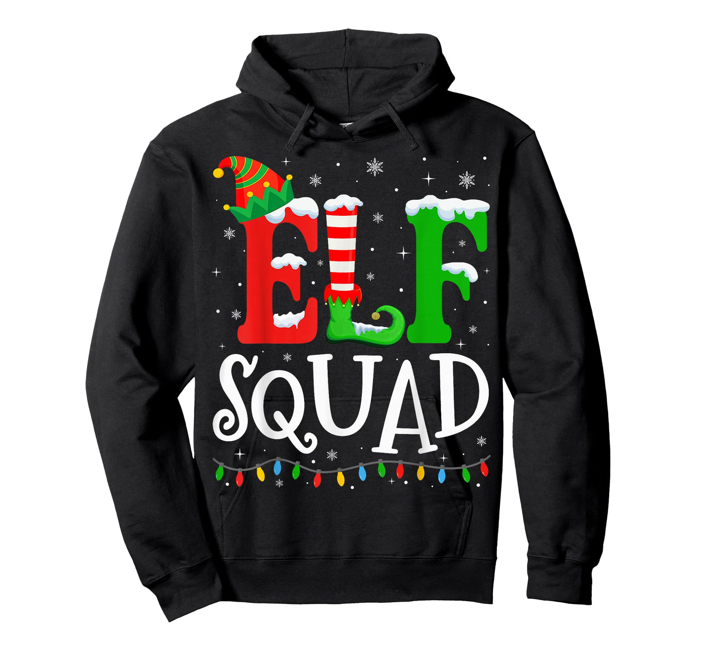 Elf Family Christmas Matching Pajamas Xmas Elf Squad T-Shirt