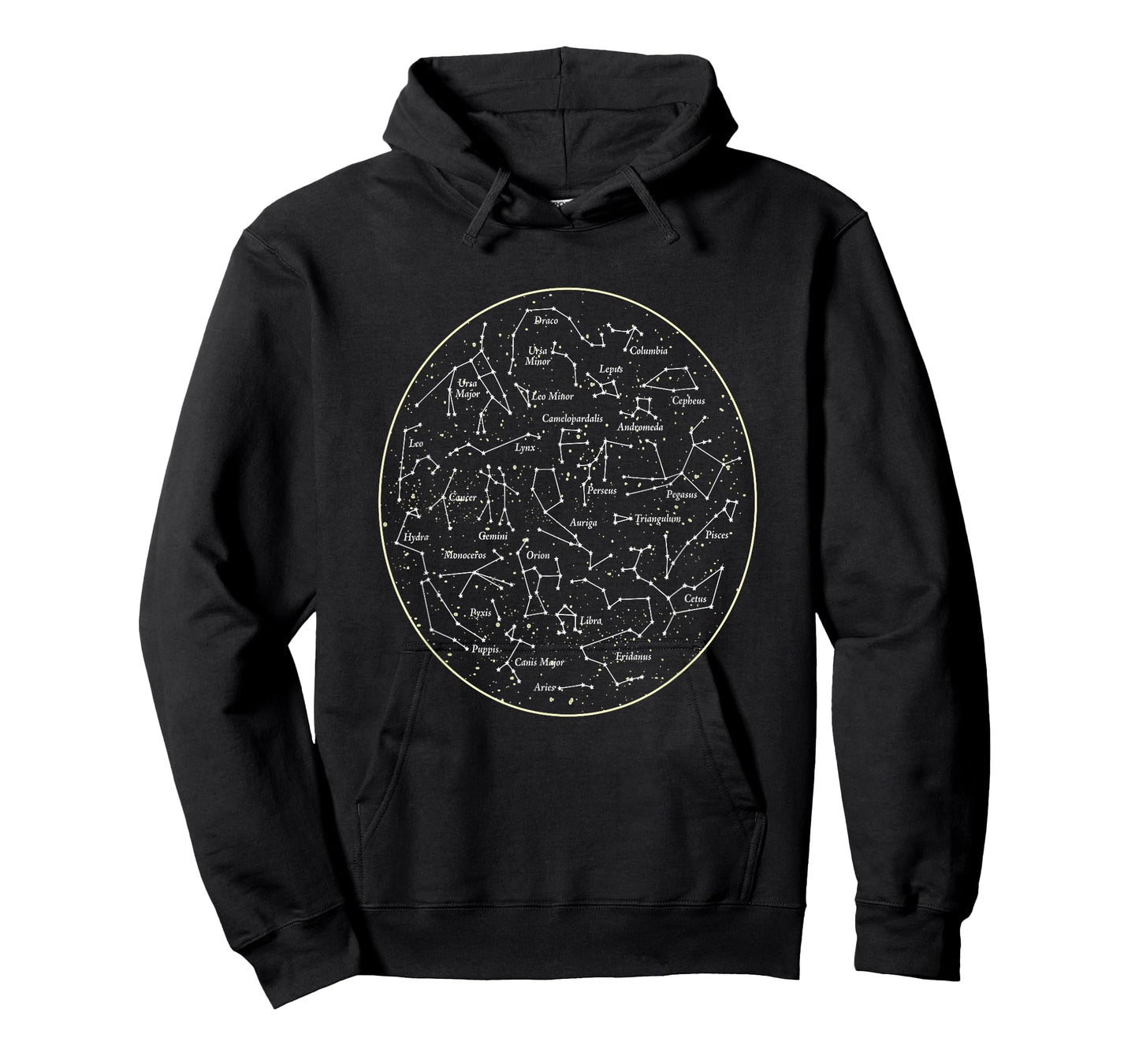 CONSTELLATION MAP T SHIRT Space Astronomy Star Chart Tee T-Shirt