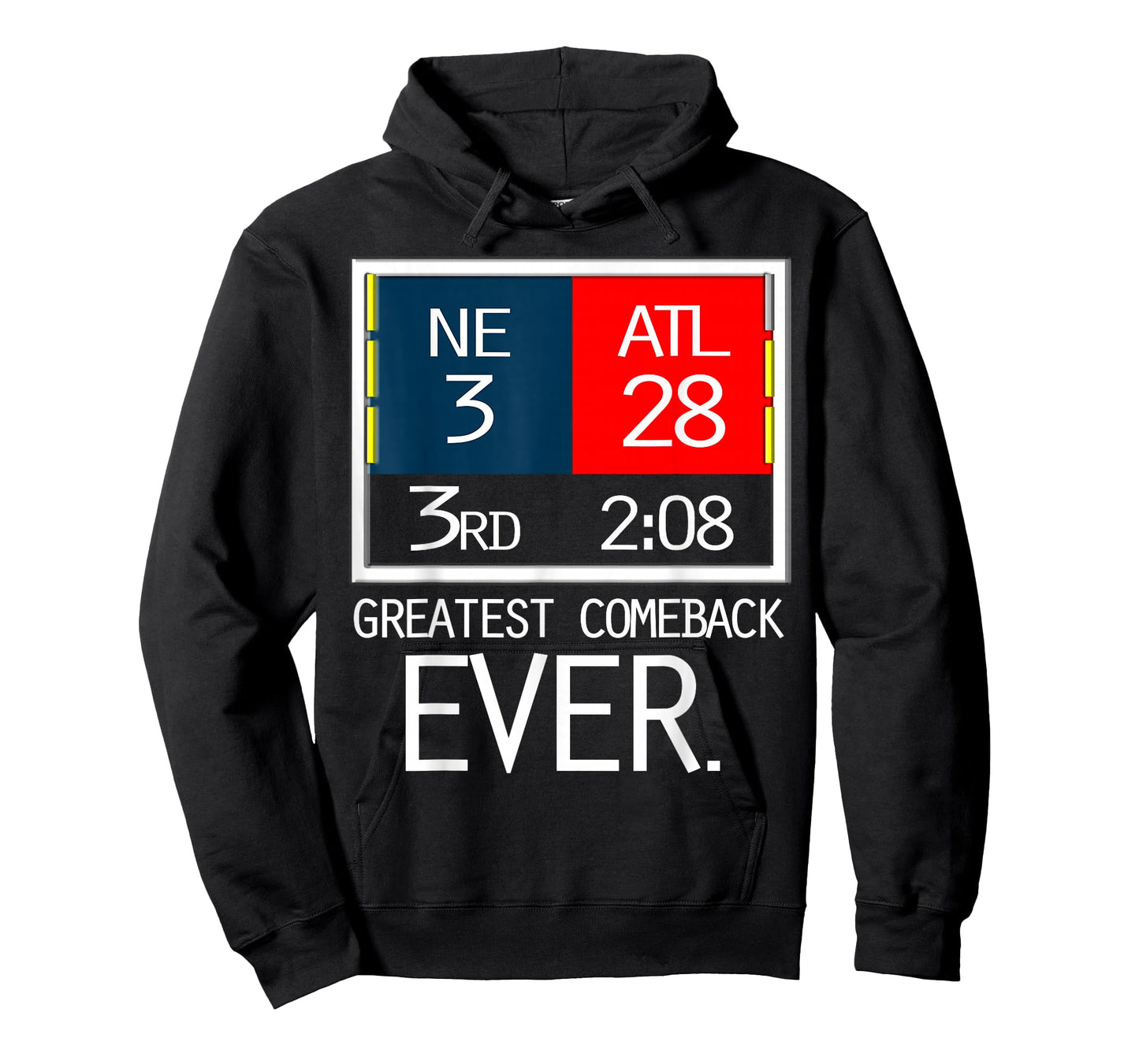 NE 3 ATL 28 Final T-Shirt Greatest Comeback Ever Apparel T-Shirt