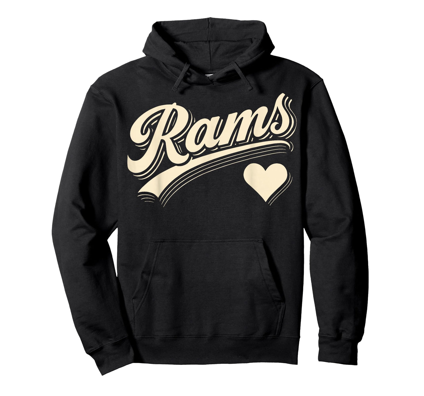 Vintage Rams Heart Lover for Men Women Kid Boy Girl T-Shirt