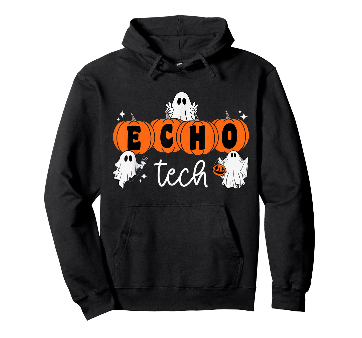 Retro Ultrasound Tech Halloween Echo Tech Vascular Tech T-Shirt