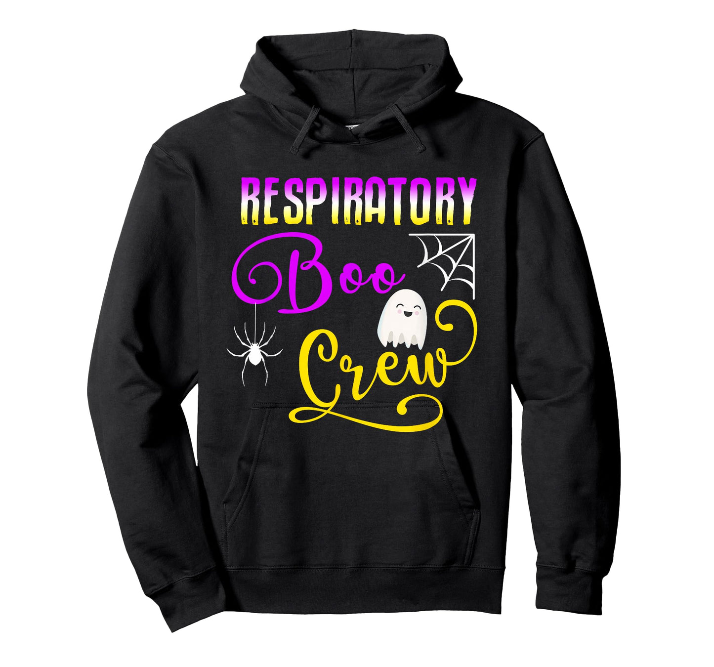 Respiratory Therapist Boo Crew Ghost Spider Halloween T-Shirt