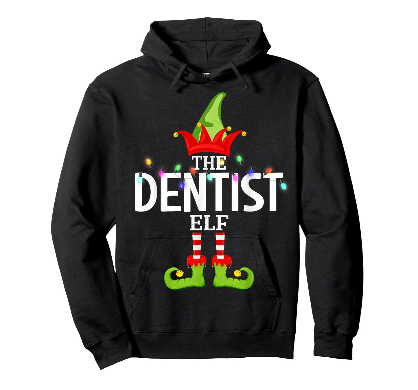 The Dentist Elf Christmas Matching Pajamas T-Shirt