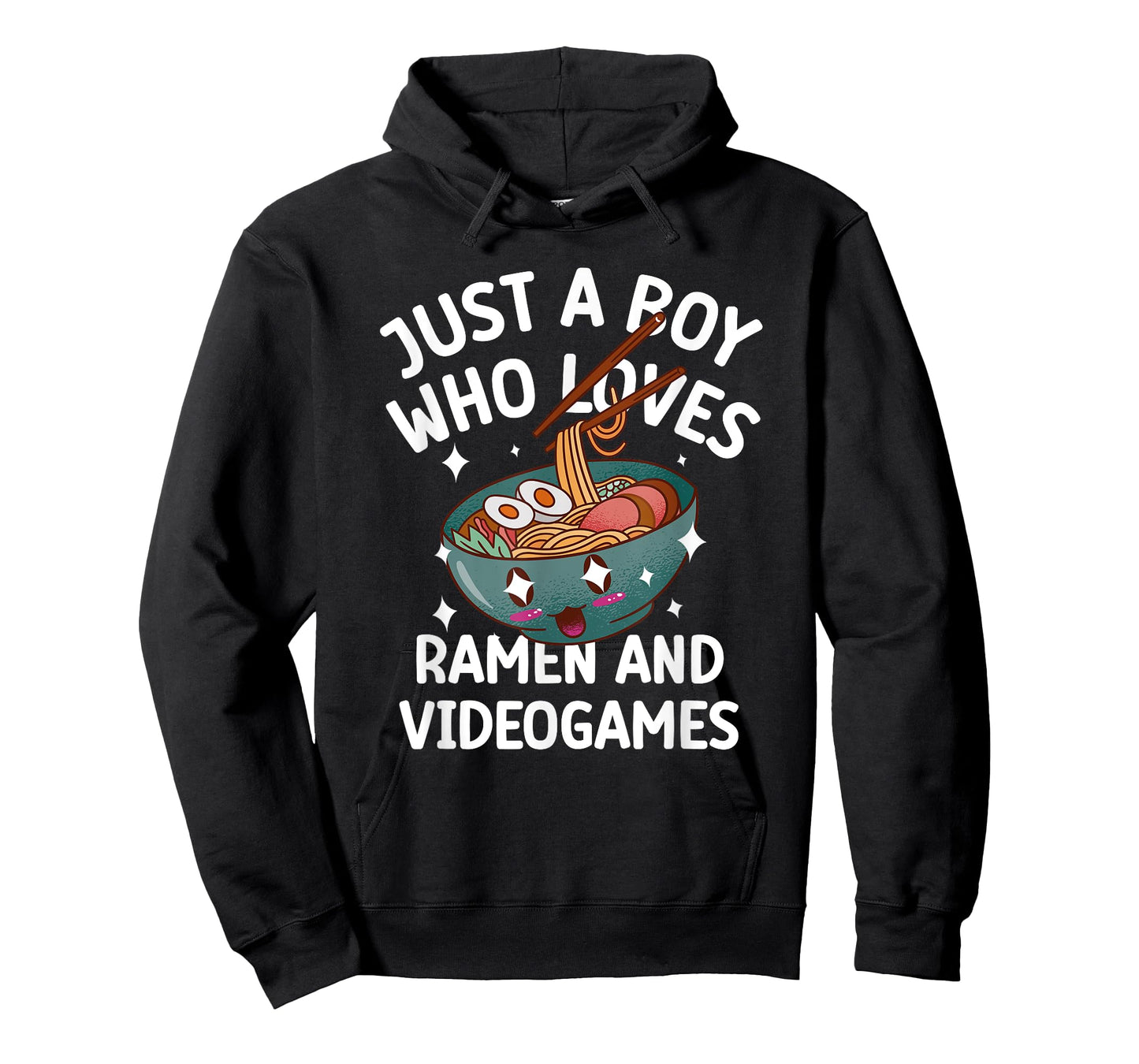 Just a boy who Loves Ramen & Video Games Funny tee T-Shirt