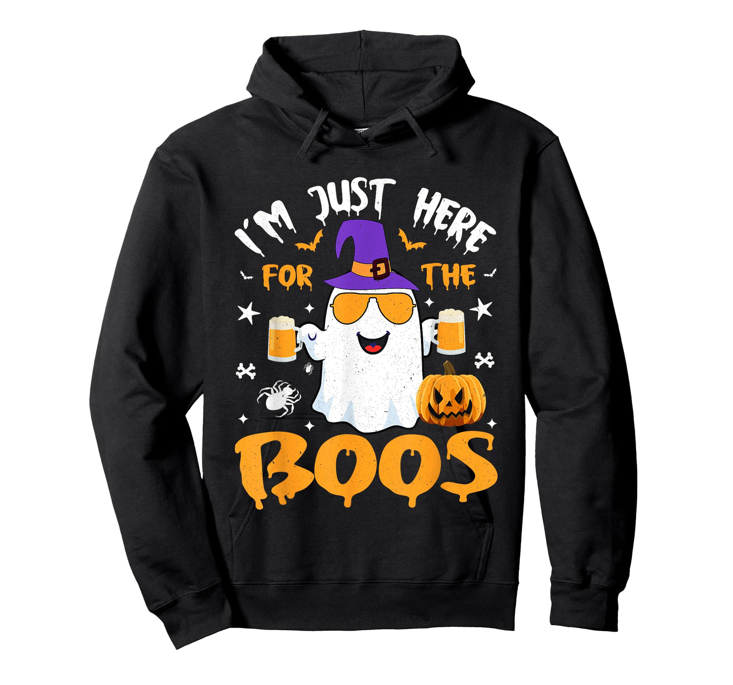 Funny Halloween Ghost Costume I'm Just Here for The Boos T-Shirt