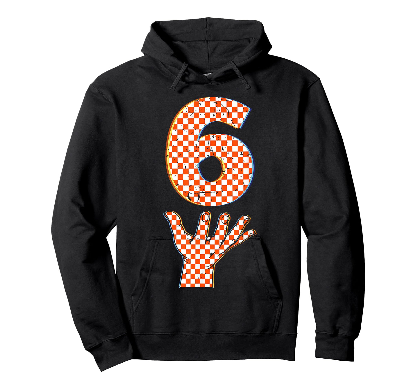 Number 6 Matching 67 Meme Checkered Halloween Costume Kids T-Shirt