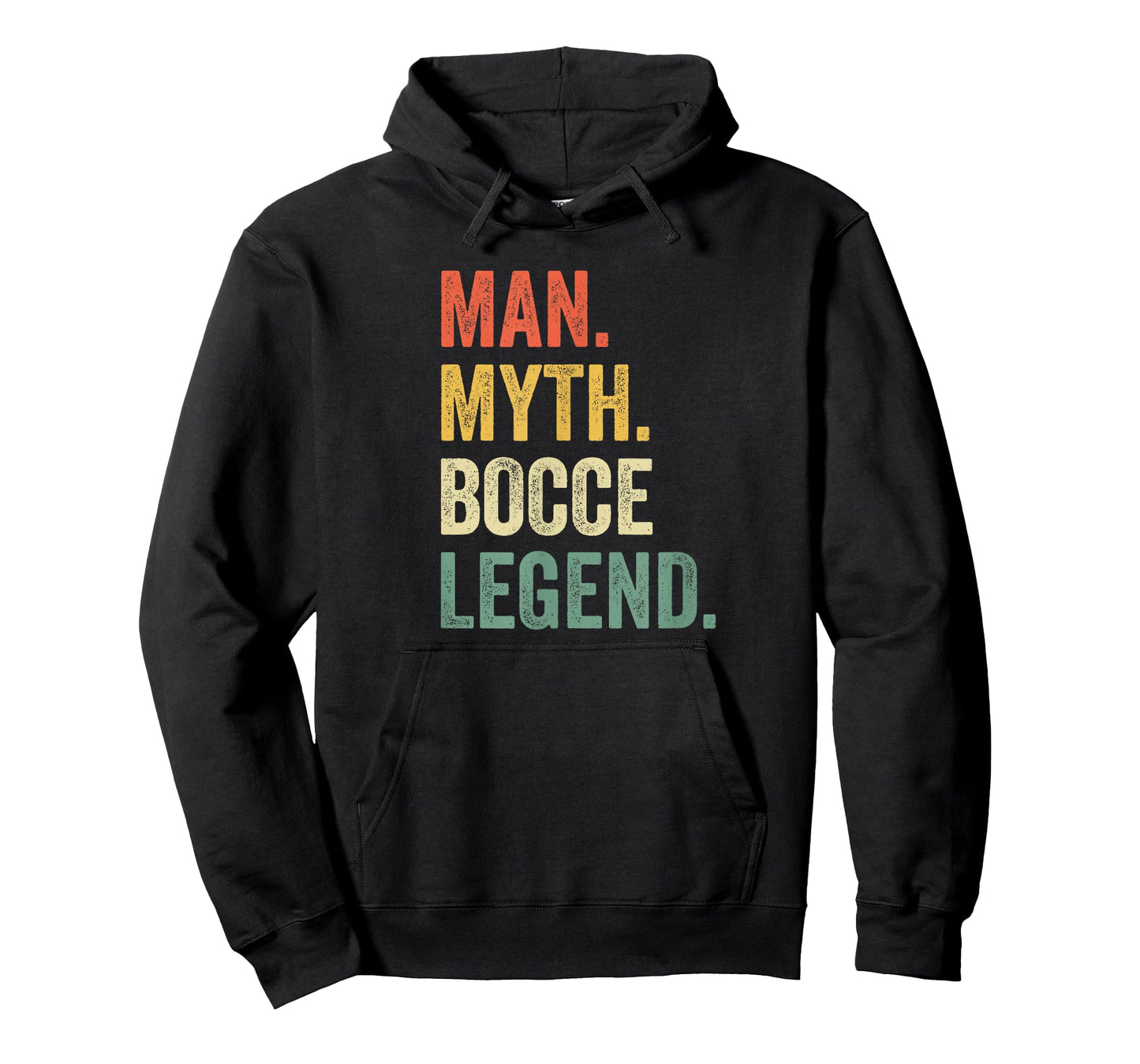 Man Myth Bocce Legend Funny Bocce Ball Player Dad Vintage T-Shirt