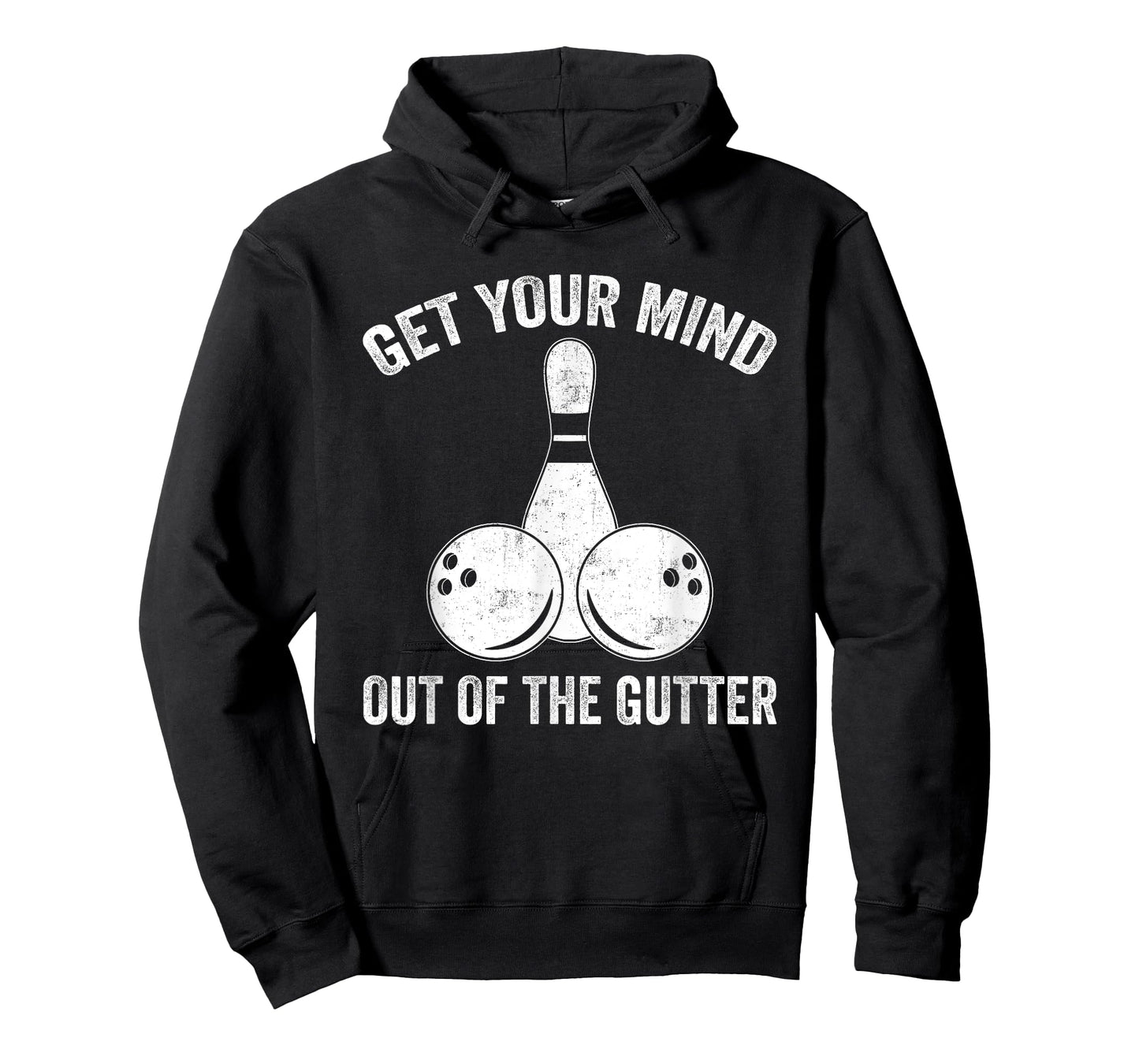 Get Your Mind Out Of The Gutter Funny Bowling T-Shirt