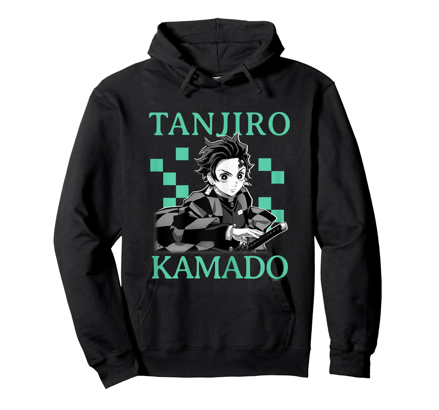 Demon Slayer: Kimetsu no Yaiba Tanjiro Retro Haori Pattern T-Shirt