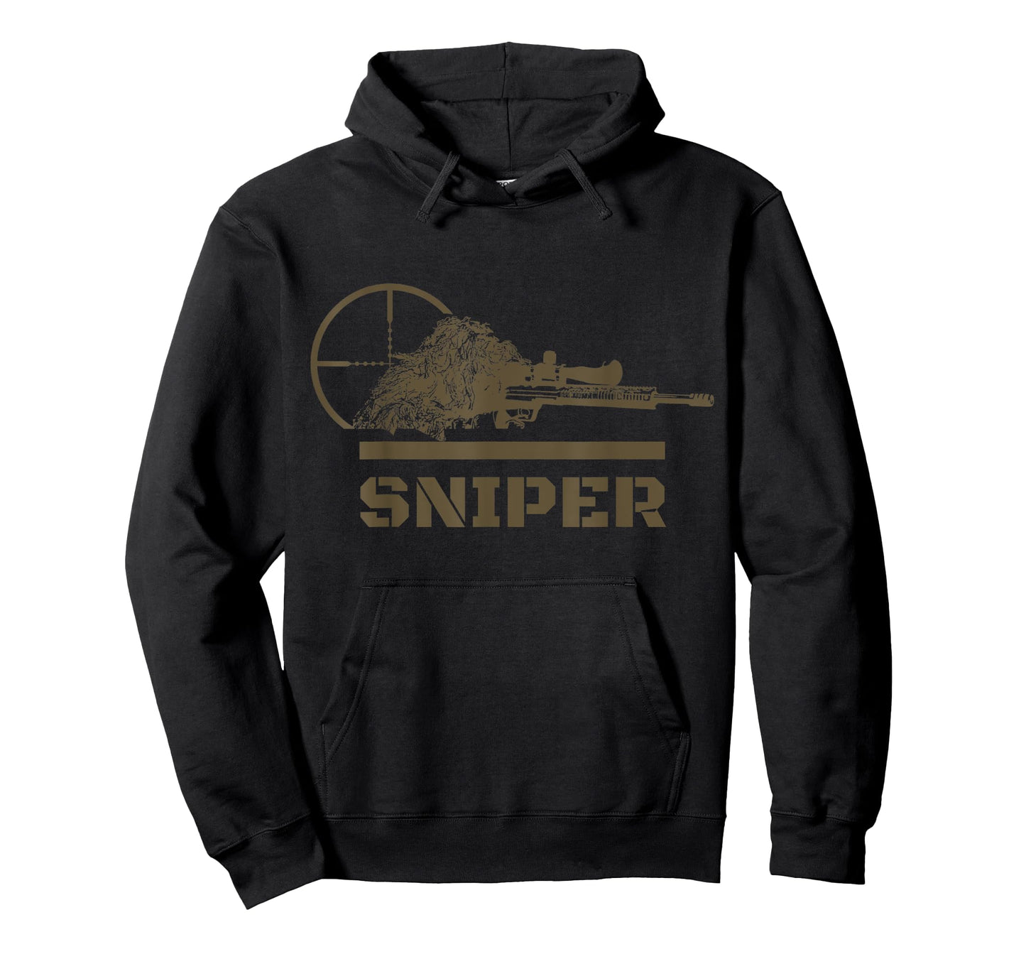 Sniper Ghillie Suit and Reticle Military T-Shirt T-Shirt