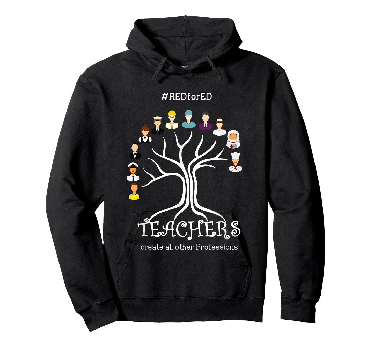 Red for ed Washington Protest Teacher or Back to School Tee T-Shirt