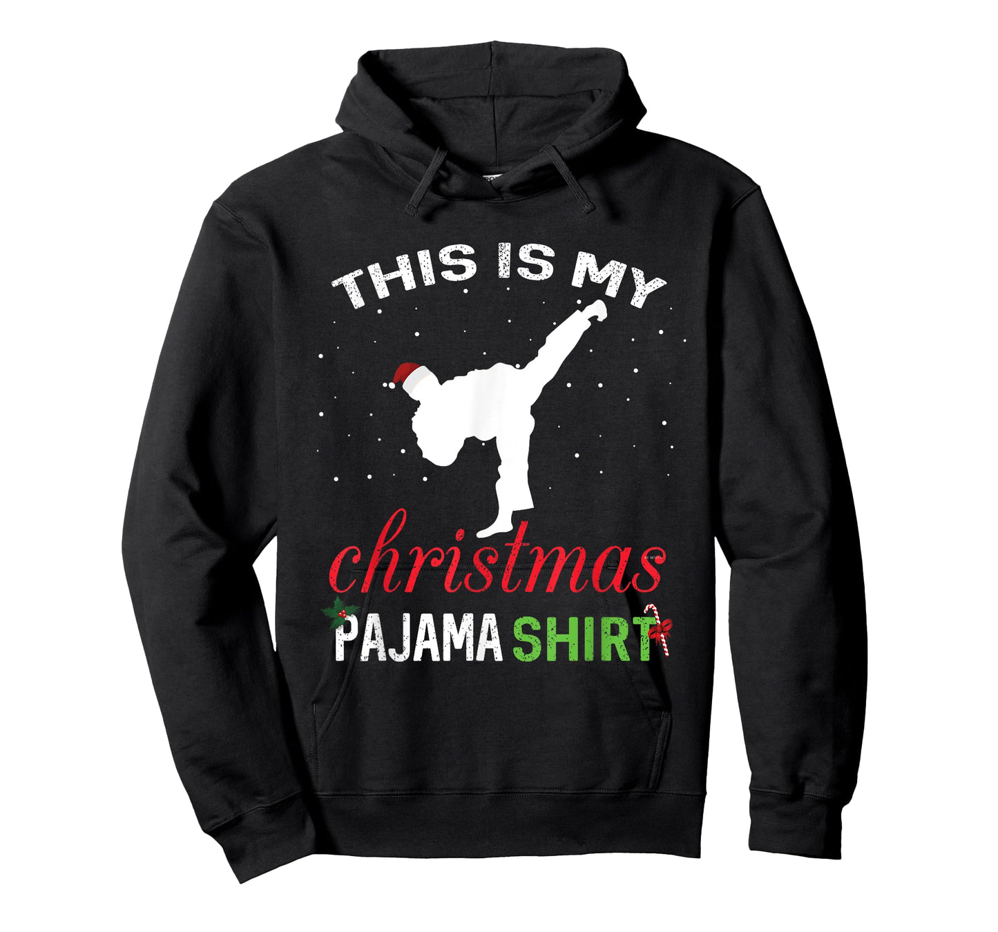 This is My Christmas Pajama Karate Gift Martial Art T-Shirt