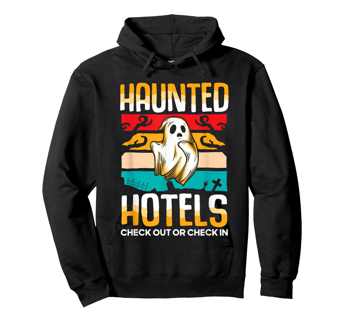 Haunted hotels check out - Halloween Hunting Ghost Hunter T-Shirt