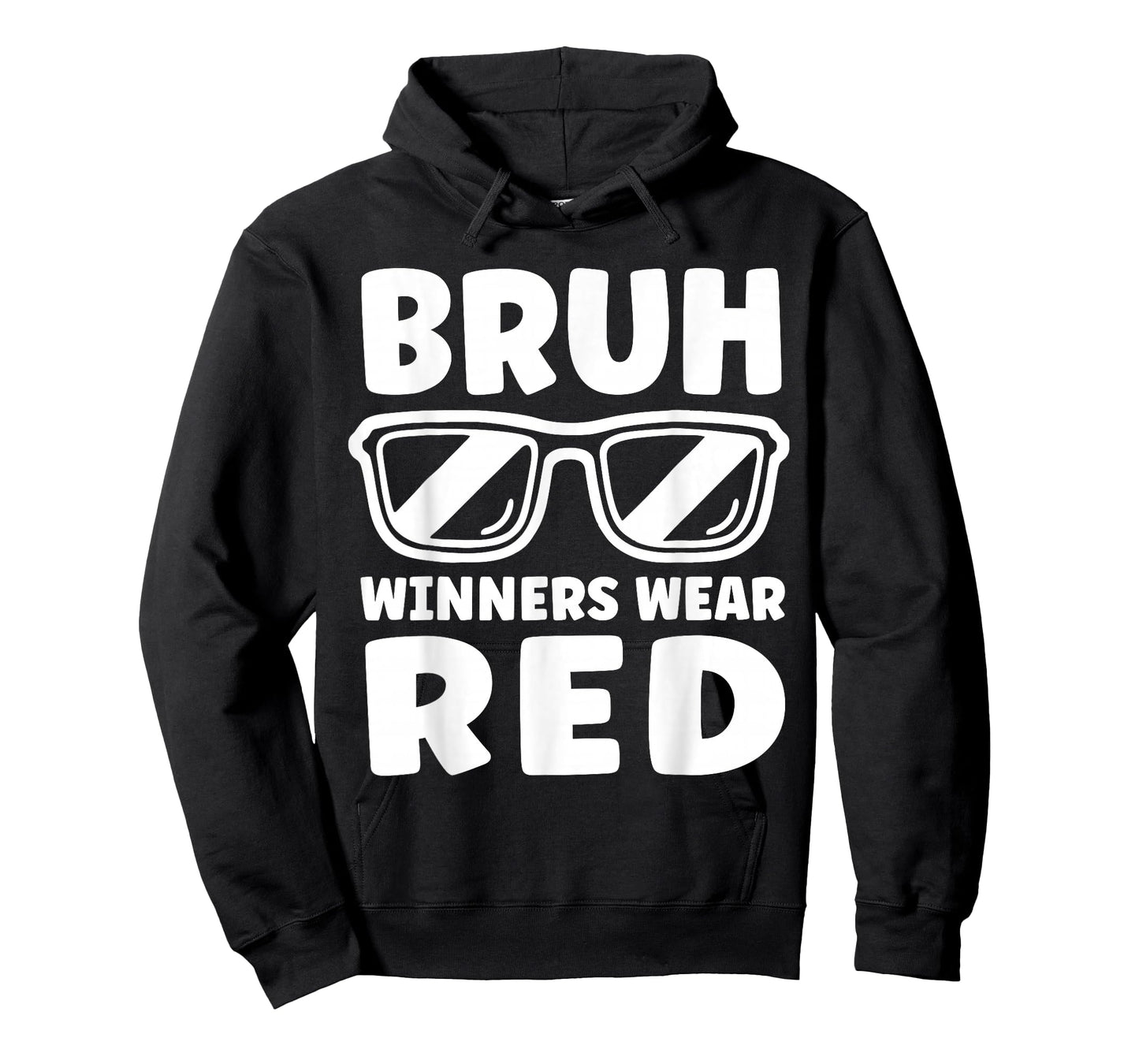 Winners Wear Red Team Spirit Week Game Color Sports Day T-Shirt