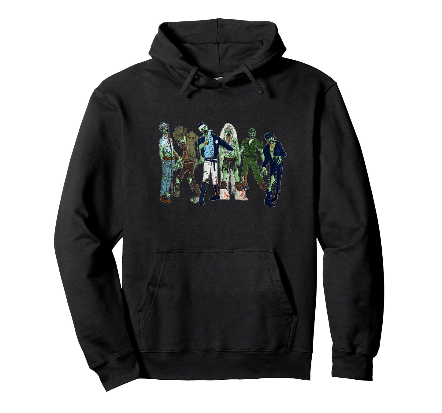 Village of the Zombie People Spooky Zombie Design T-Shirt