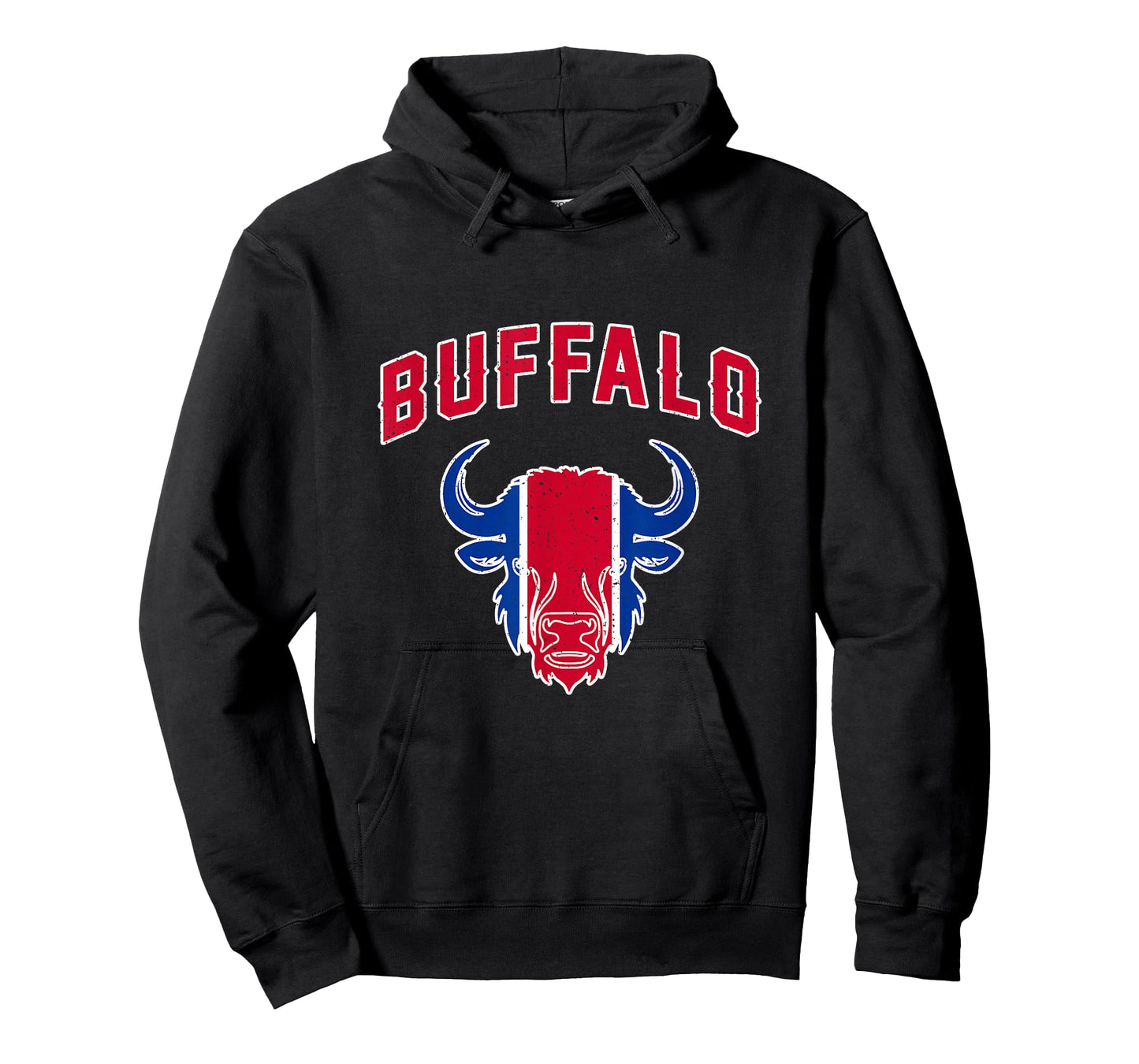 Buffalo New York NY Bison Classic Athletic Sport Vintage T-Shirt