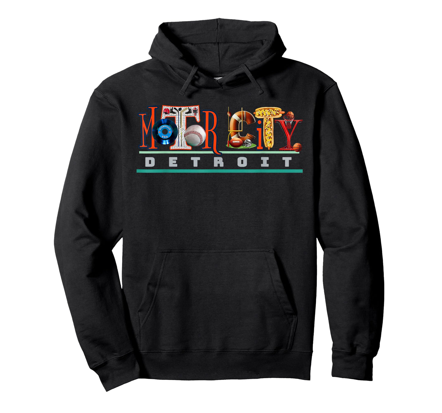 The Motor City Love A Detroit Team Fan T-Shirt
