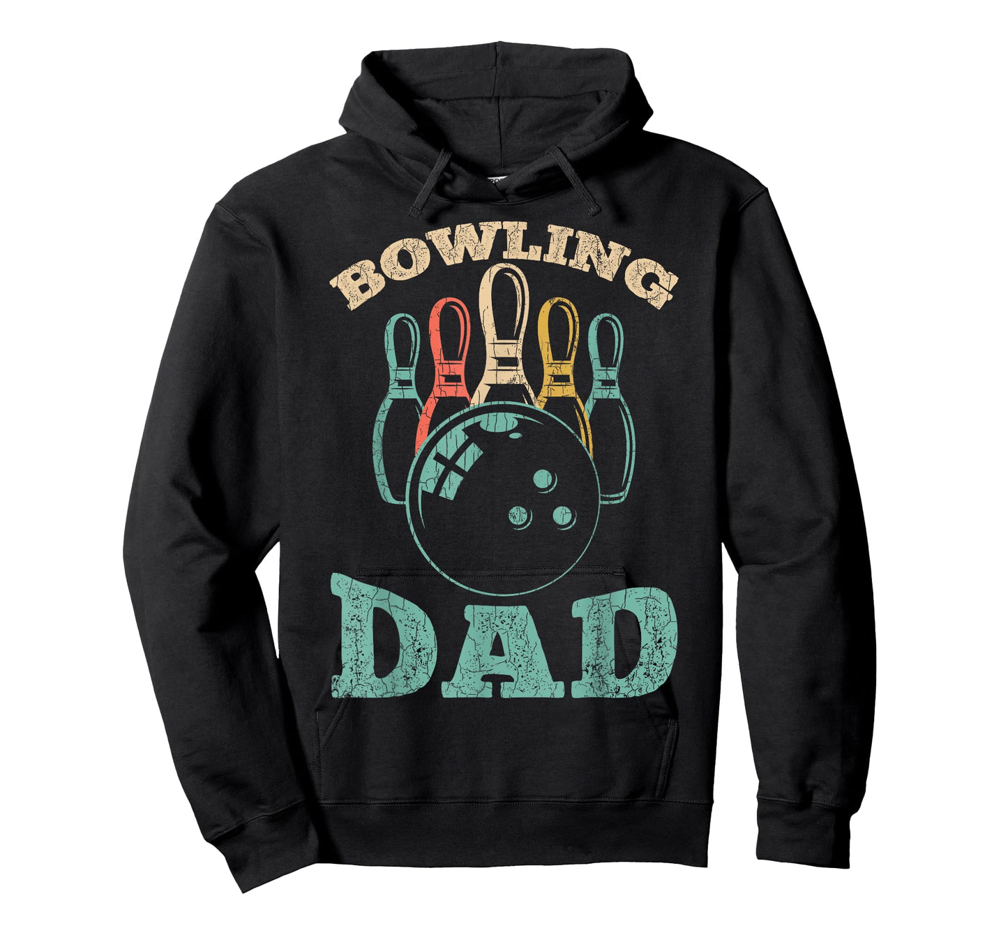 Bowling Dad Funny Bowler Graphic For Father's Day T-Shirt