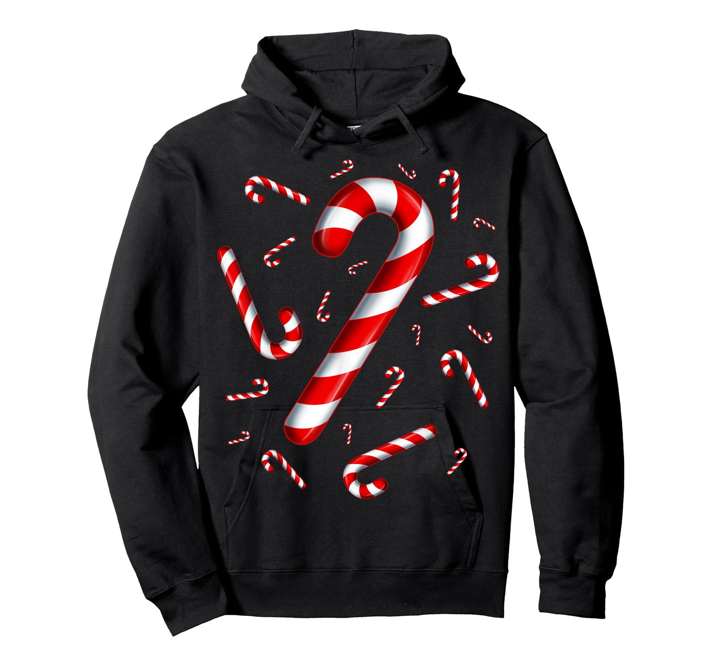 Christmas Candy Cane Red and White Sweet Twisted Candy T-Shirt