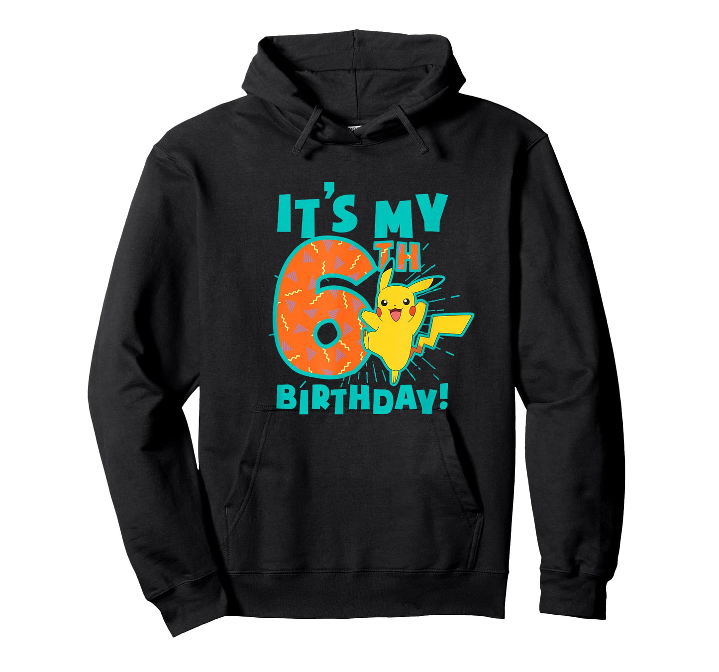 Pokémon Pikachu My Awesome 6th Birthday Cute Celebration T-Shirt