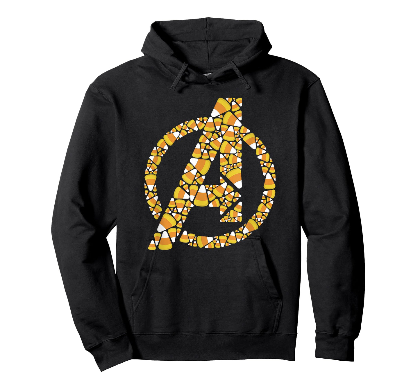 Marvel Halloween Avengers Logo Candy Corn Fill T-Shirt