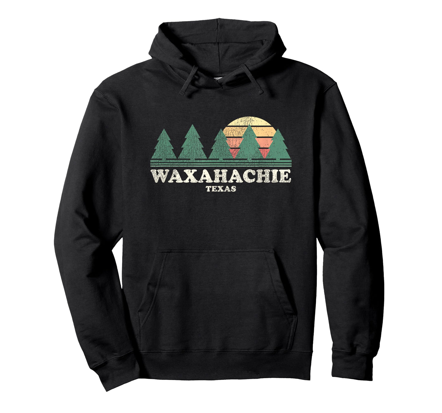 Waxahachie TX Vintage Throwback Tee Retro 70s Design T-Shirt