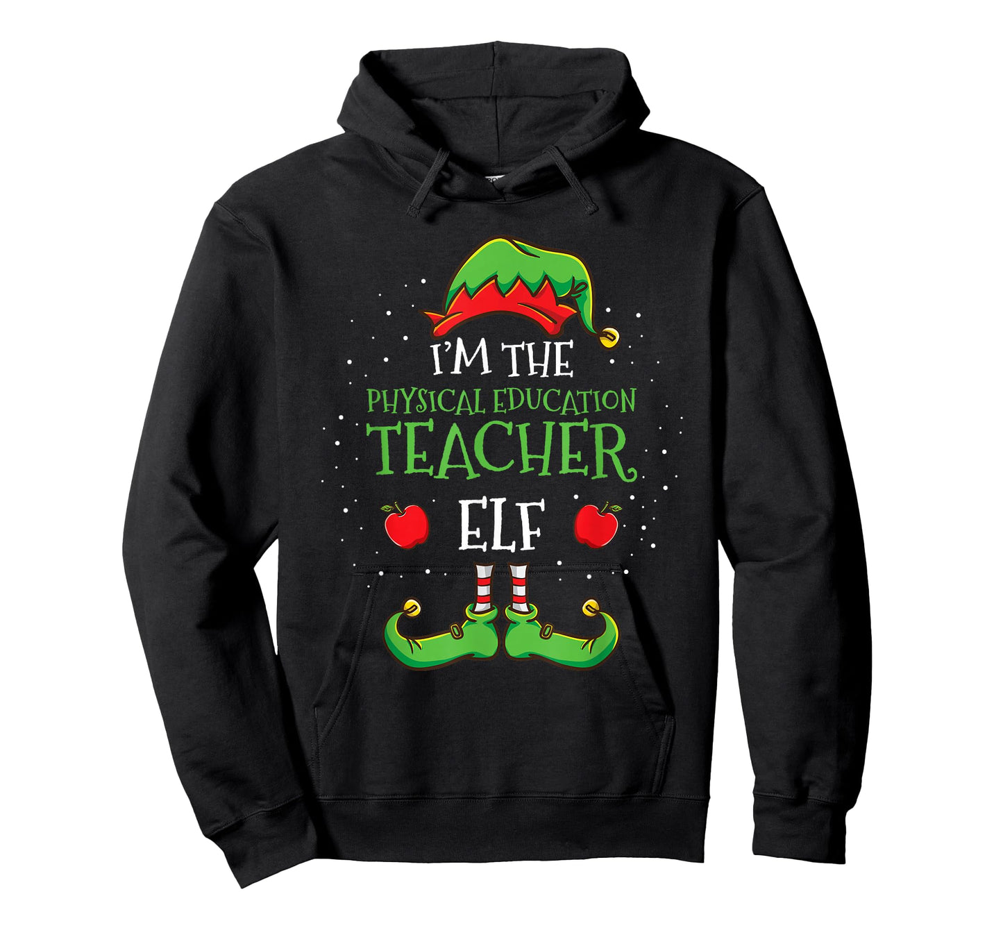 Im The Physical Education Teacher Elf Christmas T-Shirt