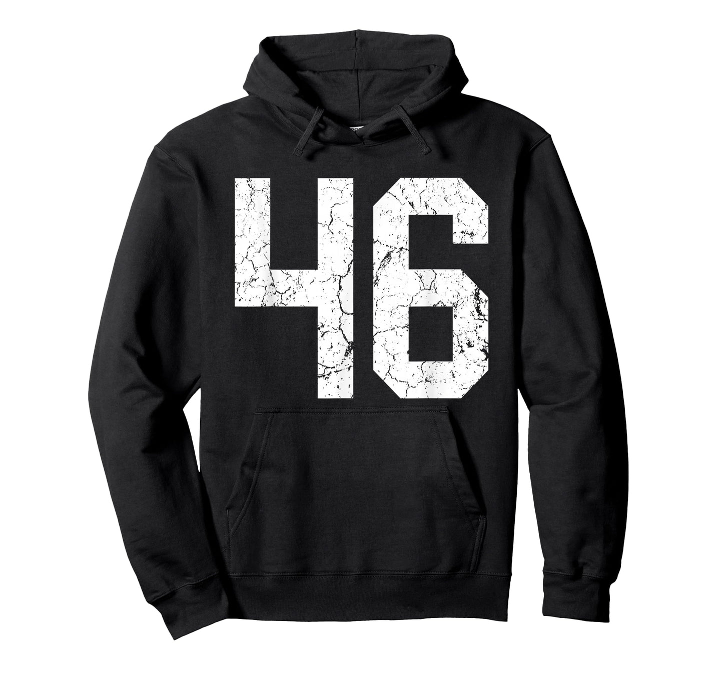 Distressed White Number 46 Jersey Player Uniform #46 T-Shirt