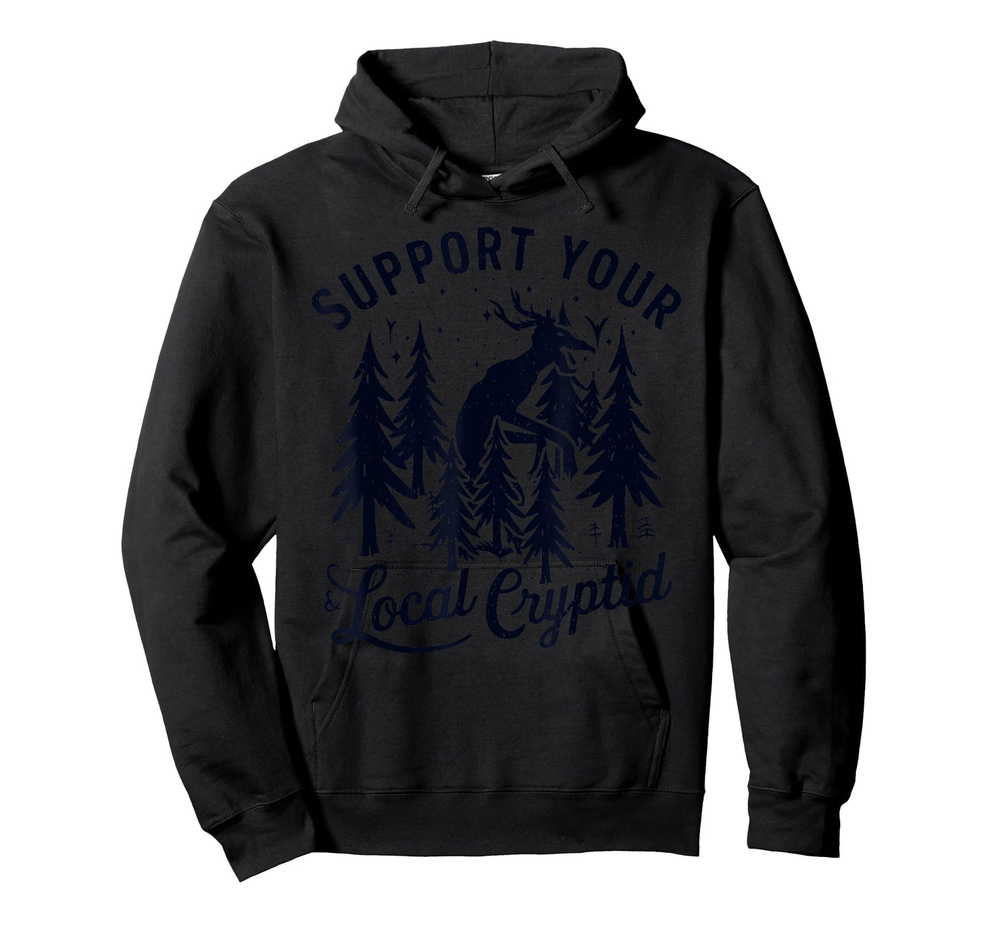 Official Cryptid Research Team Wendigo Hunting Creatures T-Shirt