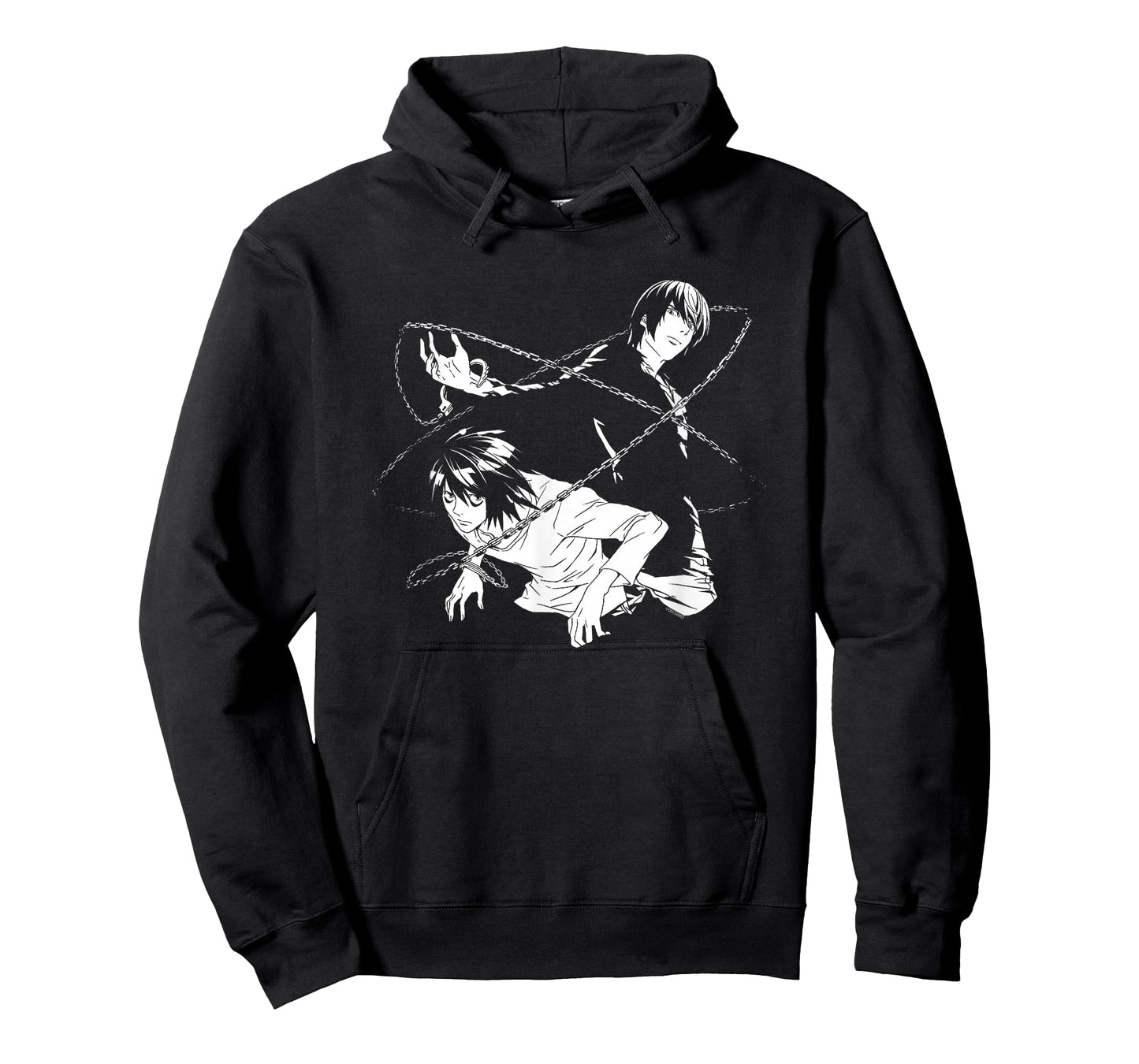 Death Note Light and L Chains Anime T-Shirt