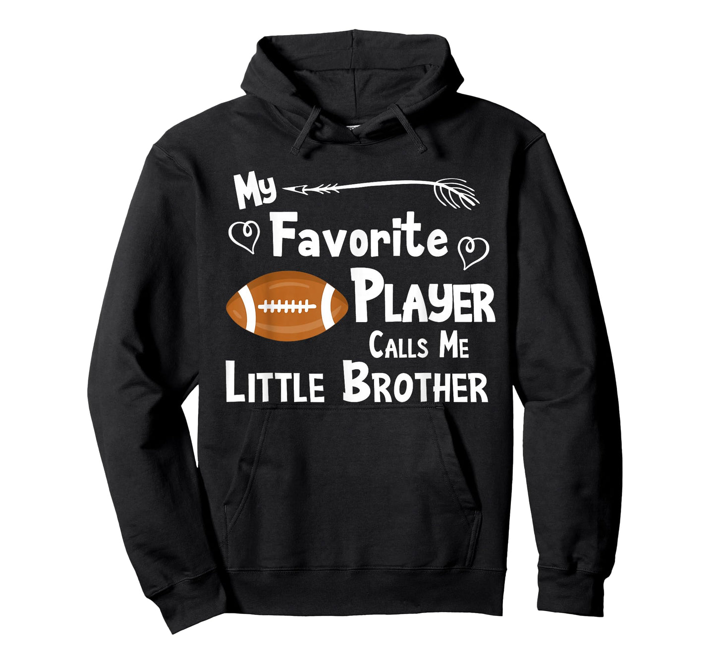 Favorite Player Little Brother Football T-Shirt