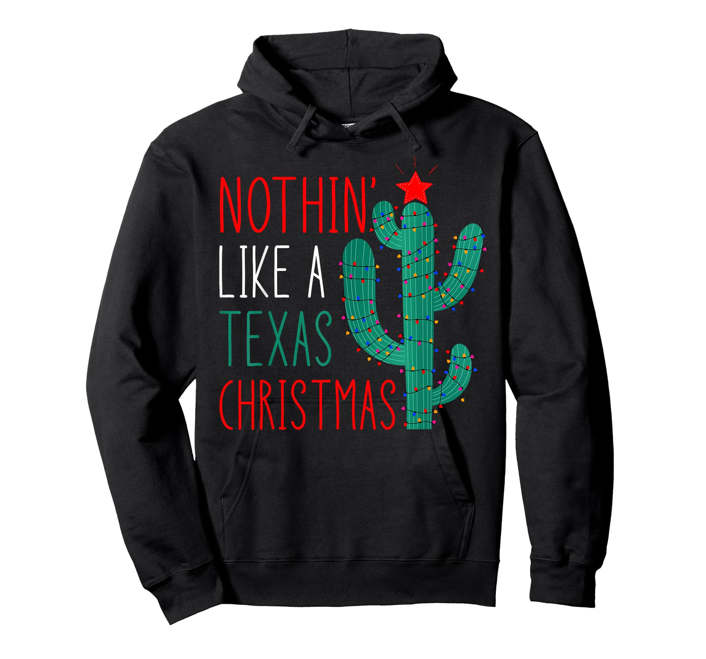 Cute Texas Christmas 2021 Family Matching Adult Unisex Black Crew Neck Short Sleeve T-Shirt
