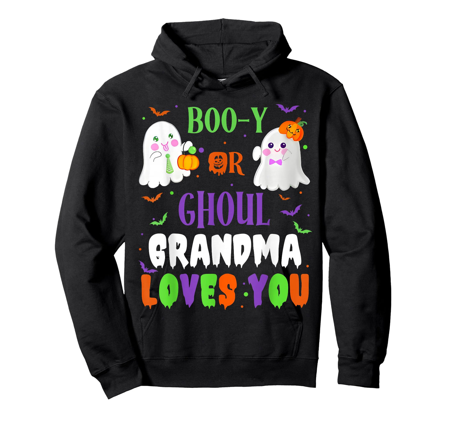 Boo-y Or Ghoul Grandma Loves You Boo Halloween Baby Gender T-Shirt