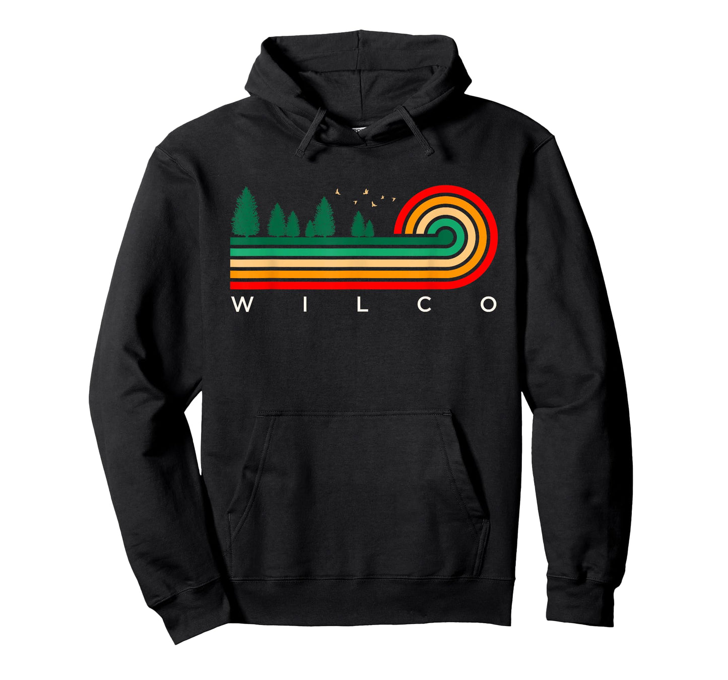 Evergreen Vintage Stripes Wilco, Texas T-Shirt