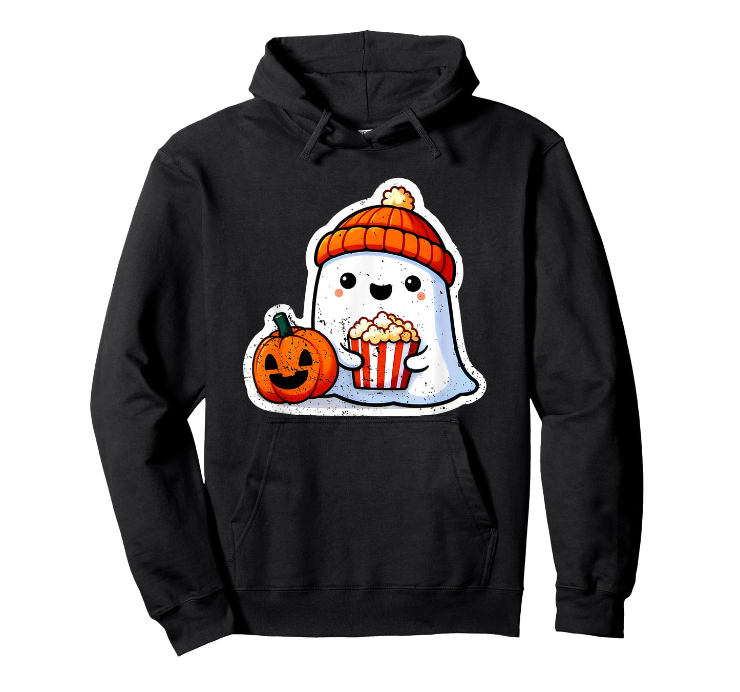 Halloween Ghost Movie Popcorn Horror Costume Girl Kids Women T-Shirt