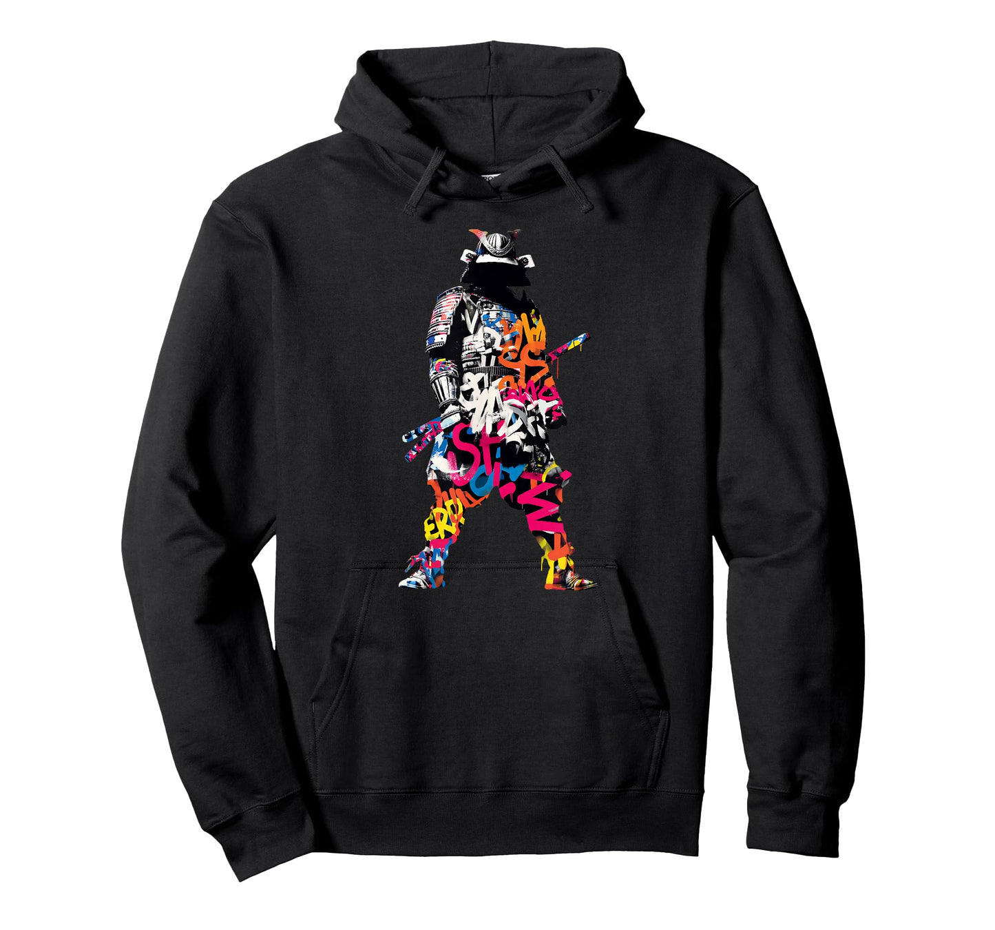Samurai Graffiti Pop Art - Urban Anime-Inspired design T-Shirt