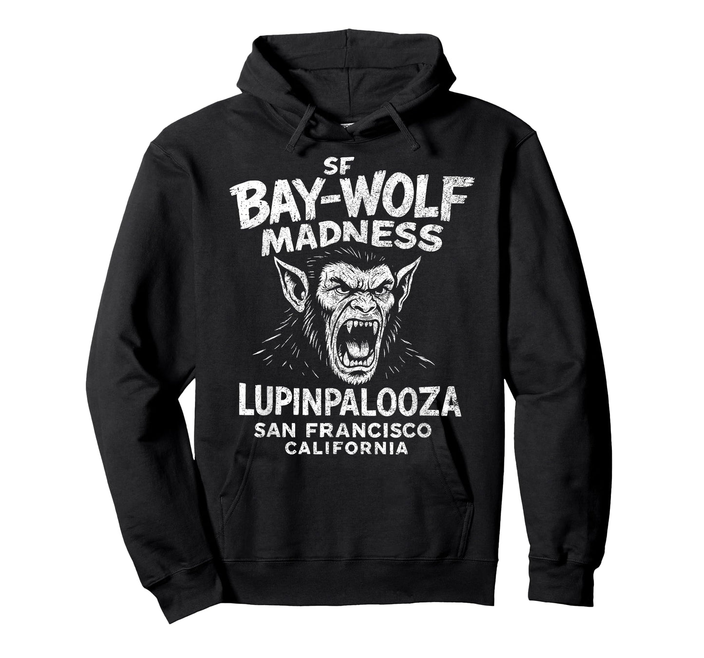 SF Bay Wolf Madness Lupinpalooza, Halloween Werewolf T-Shirt