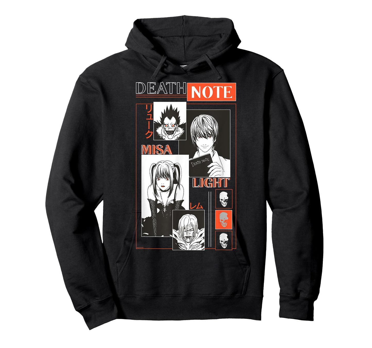 Death Note Modern Character Box Collage Anime T-Shirt