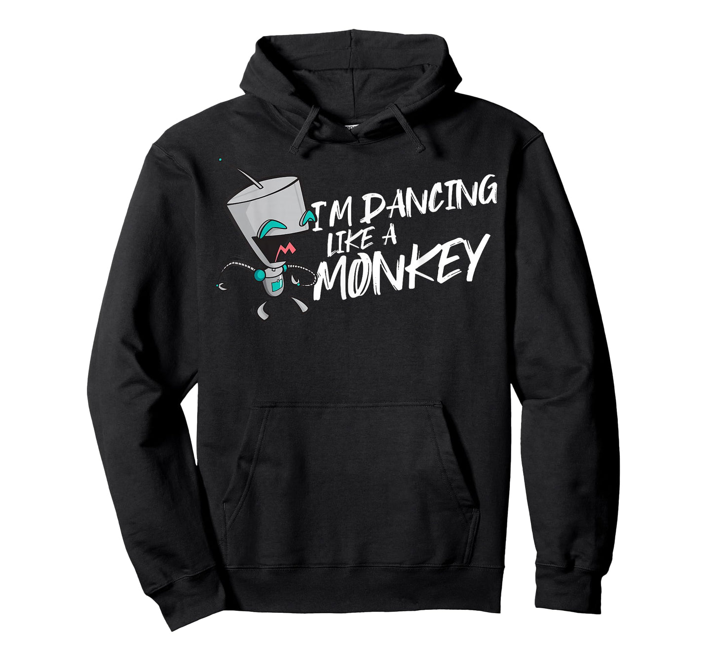Invader Zim Gir I'm Dancing Like A Monkey Portrait T-Shirt
