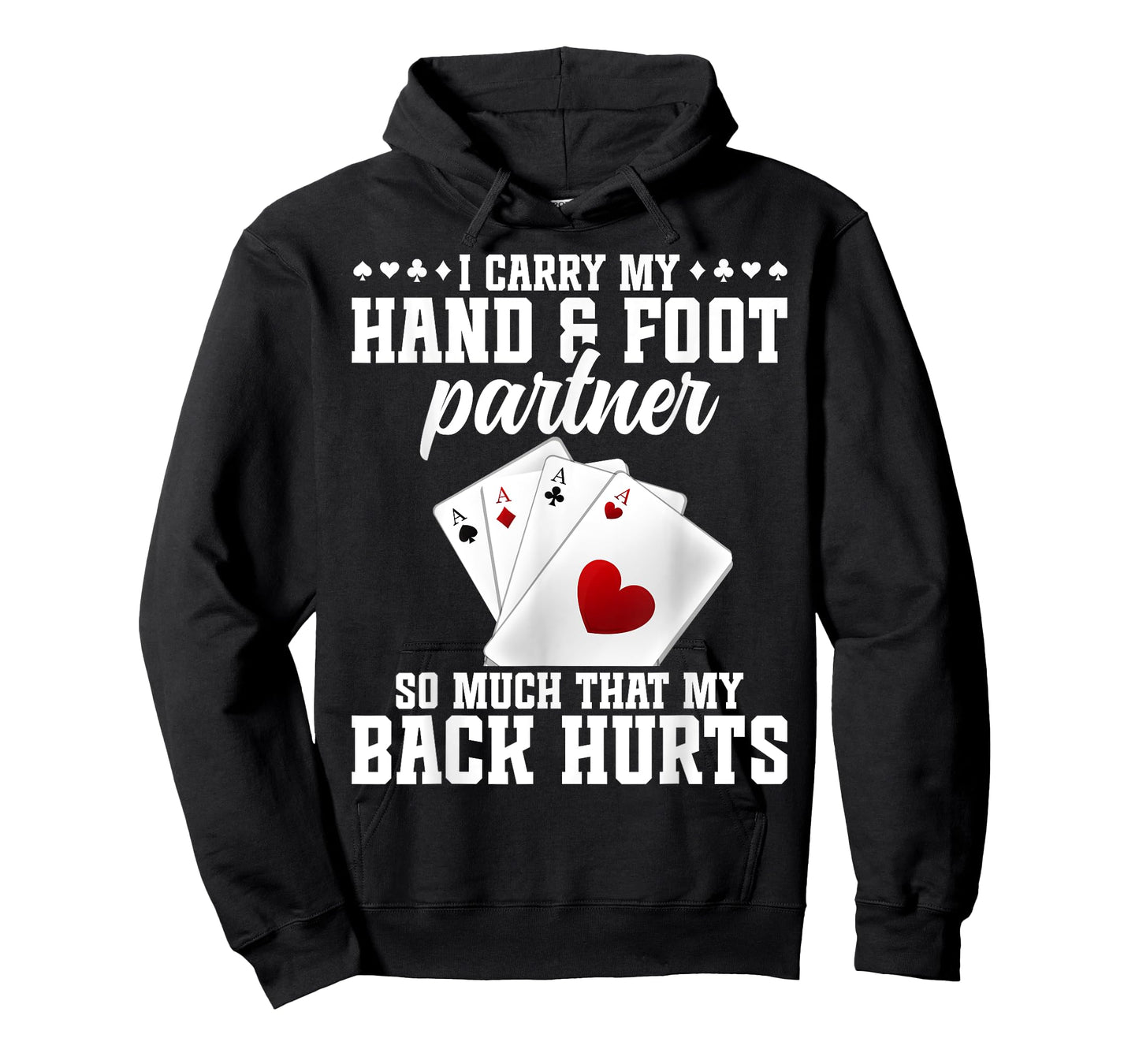 Hand Foot Partner Game Set Playing Cards Hand and Foot T-Shirt