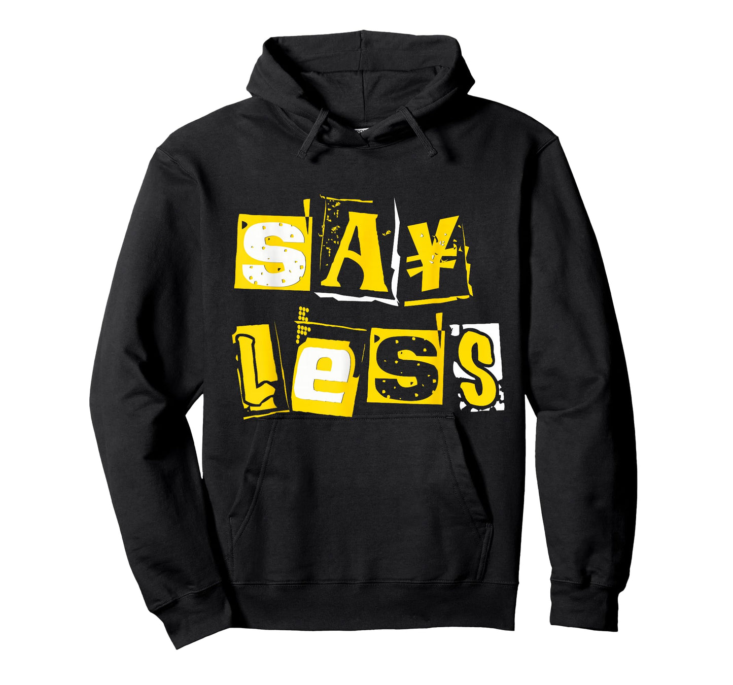 University-Gold Say Less Varsity-Gold Color Graphic T-Shirt
