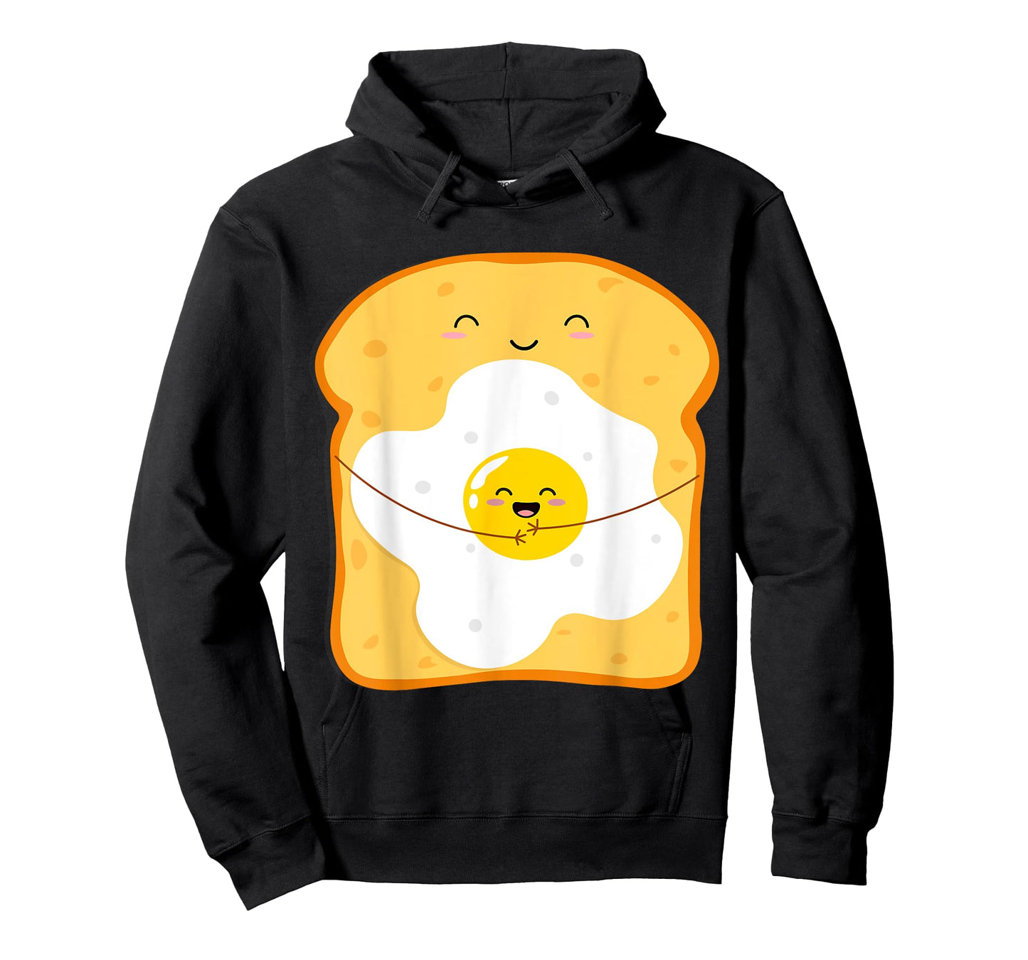 Funny Japanese Kawaii Egg Bread Cute Kawaii Breakfast Anime T-Shirt