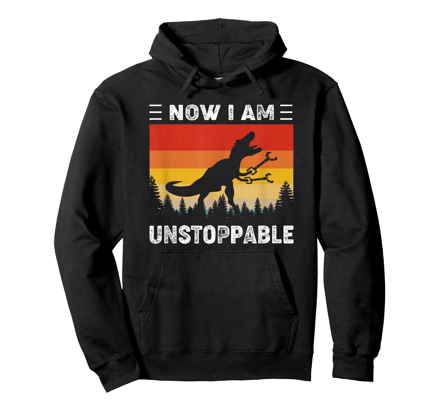 Now I'm Unstoppable Funny Vintage T-Rex Dinosaur T-Shirt