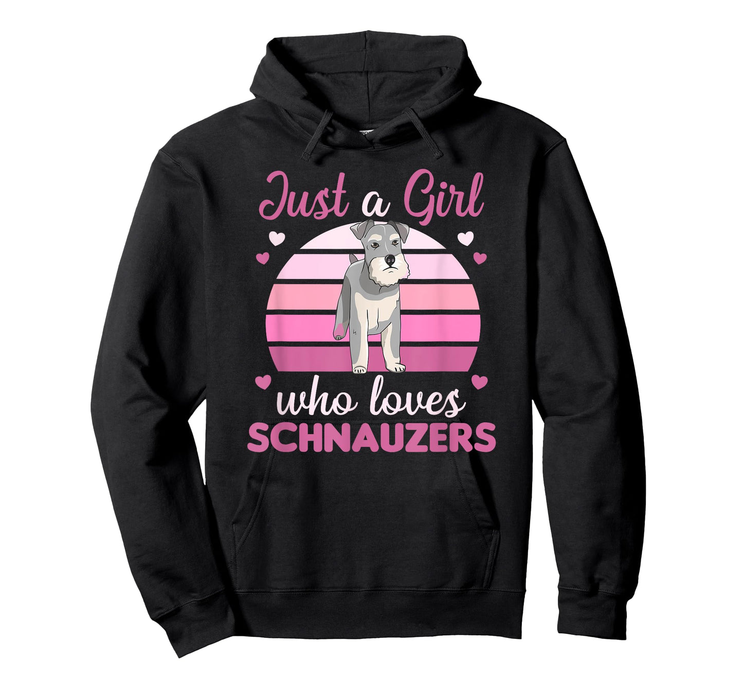 Just a girl who loves schnauzers Dogs For Girls T-Shirt