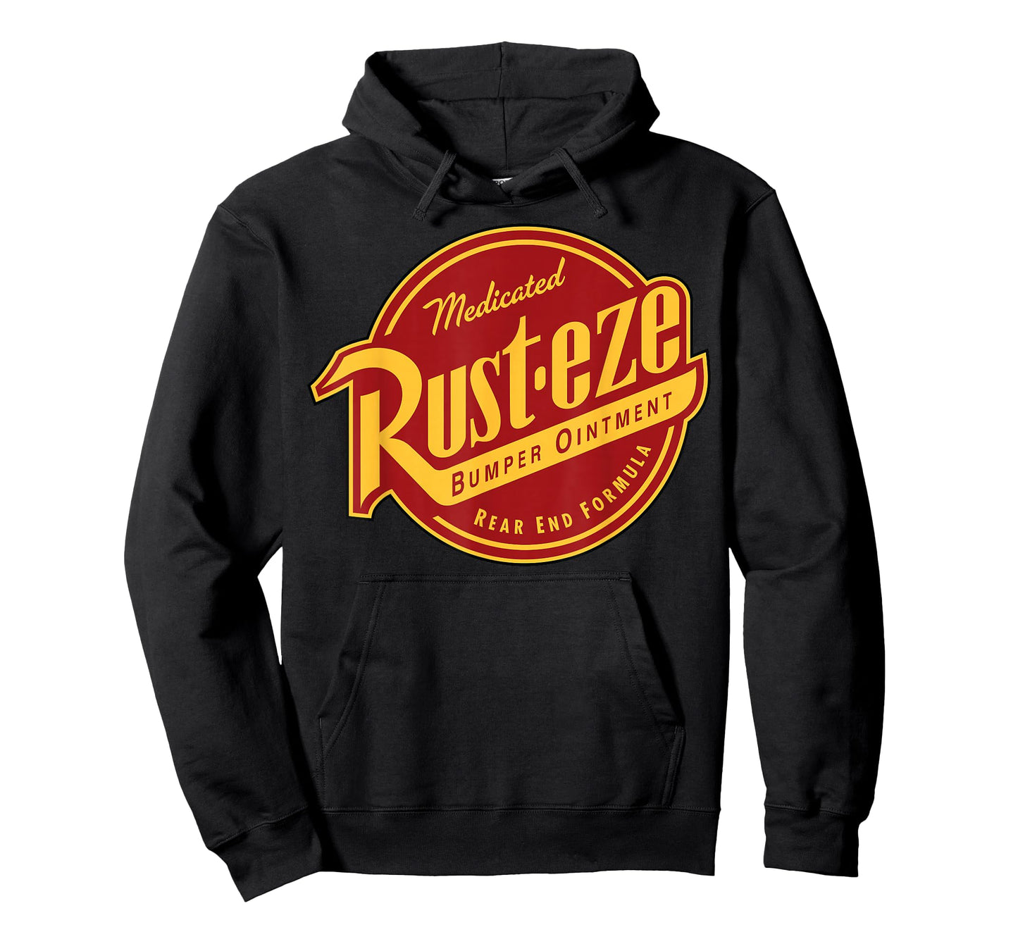 Disney Pixar Cars 2 Rust-Eze Ointment Vintage Badge Logo T-Shirt