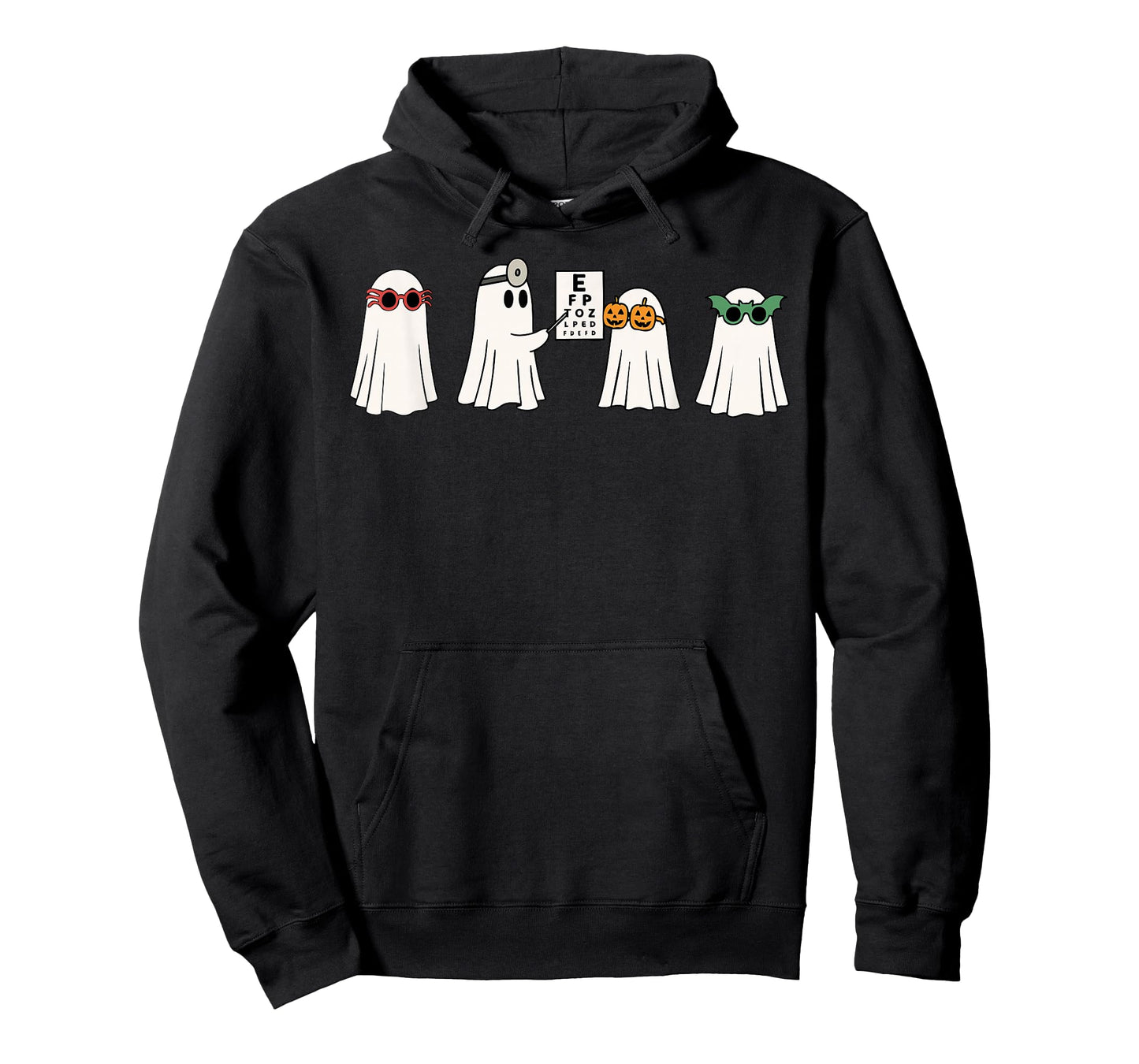 Optometrist Ghost Boo Vision Center Halloween Optician T-Shirt