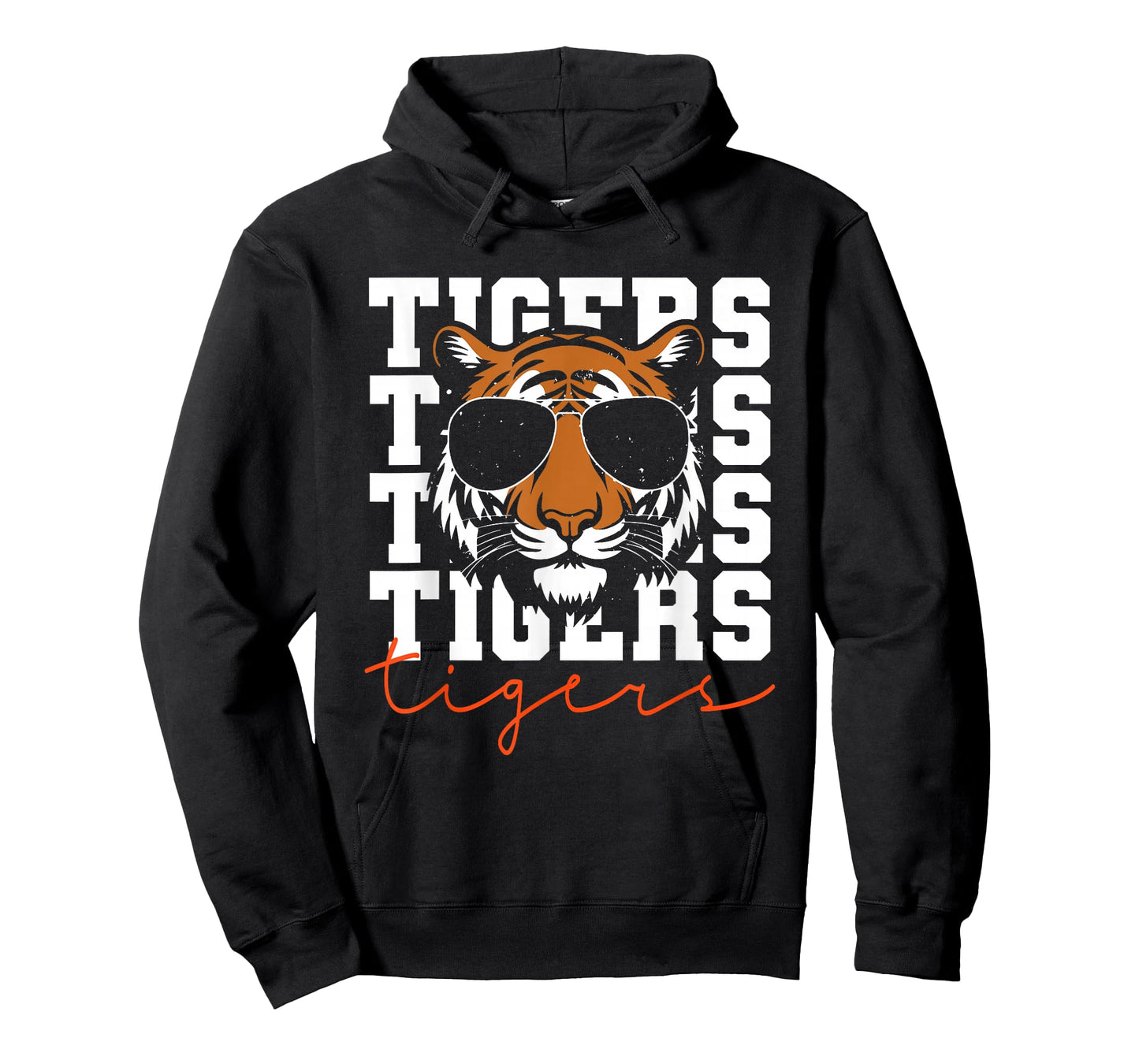 Vintage Tigers Inspirational Athletic Name Design Gift T-Shirt
