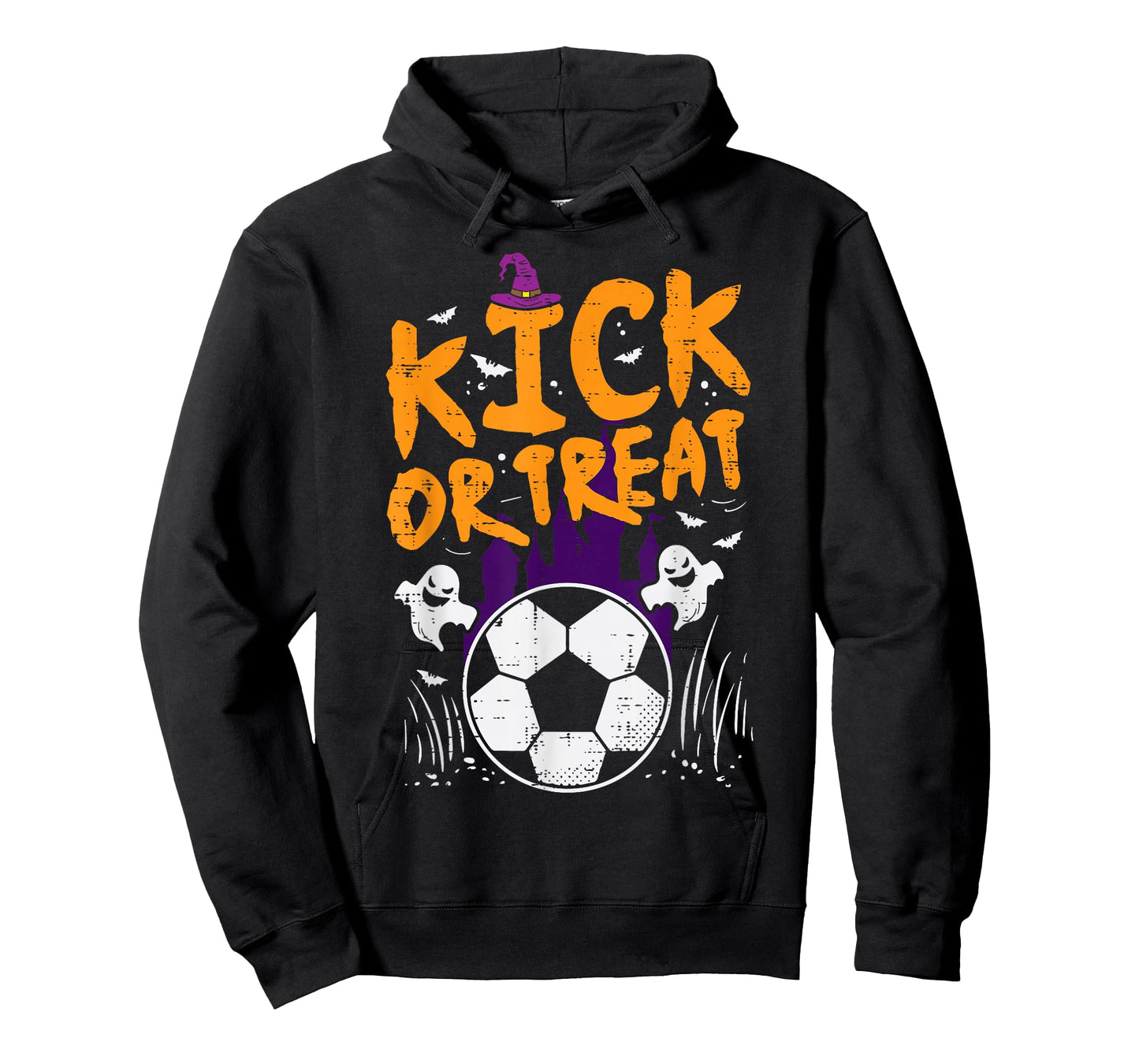 Halloween Soccer Kick Or Treat Football Costume Boys Kid Men T-Shirt