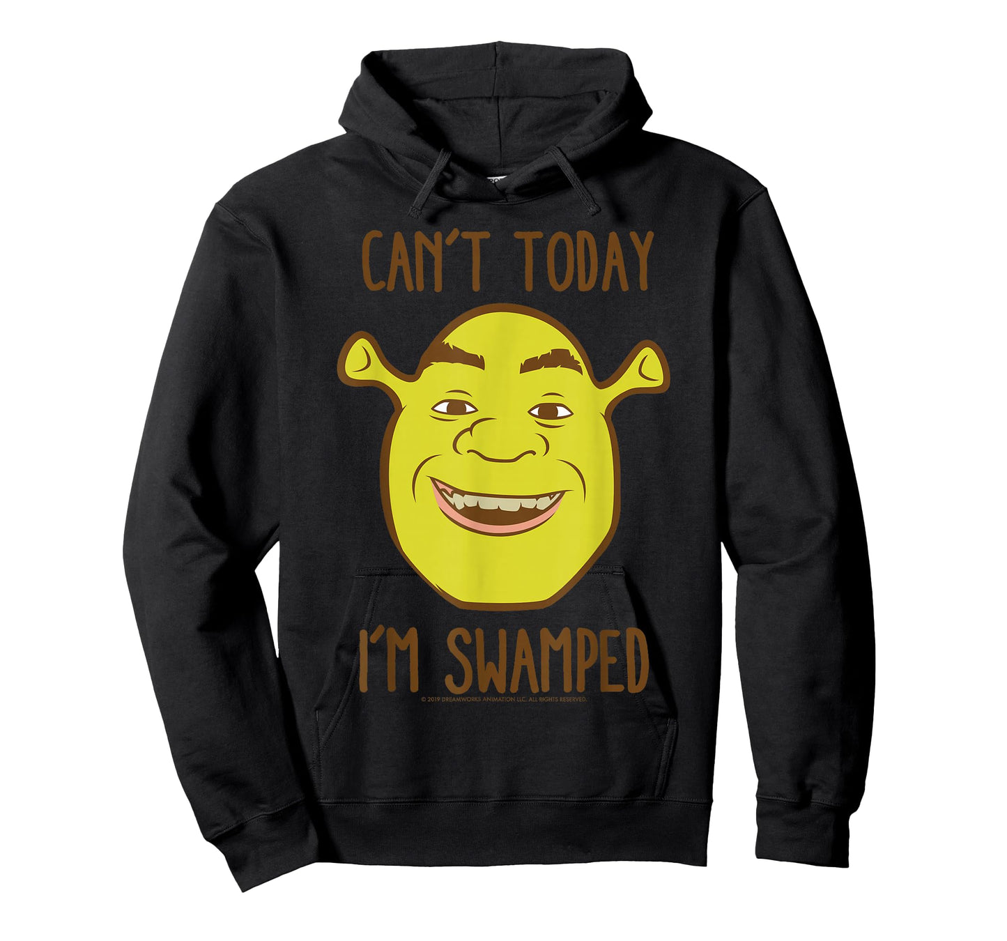 Shrek Face Can't Today I'm Swamped T-Shirt