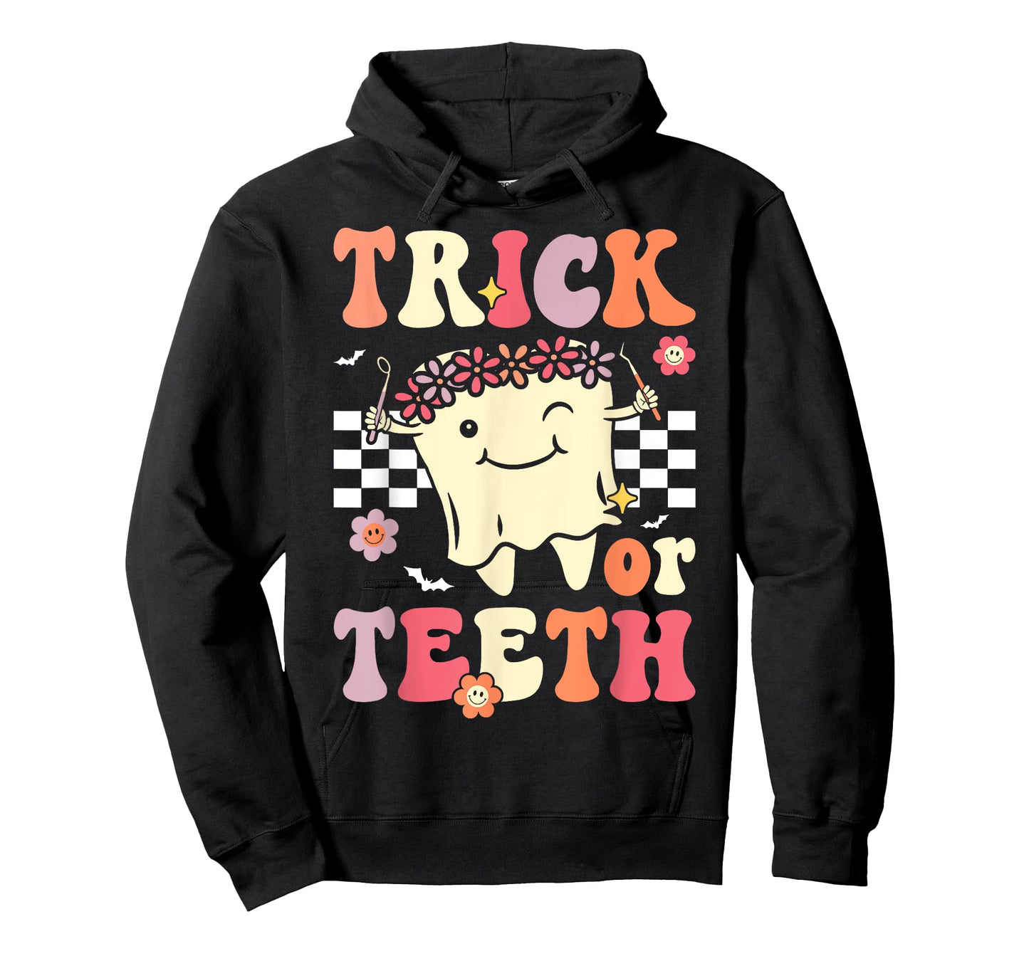 Trick Or Teeth Funny Dental Hygienist Halloween Dentist T-Shirt